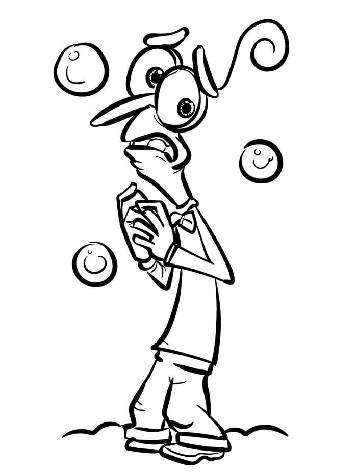 V hlavě pro Děti omalovánka