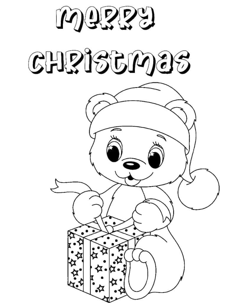 Vánoce (4) omalovánka