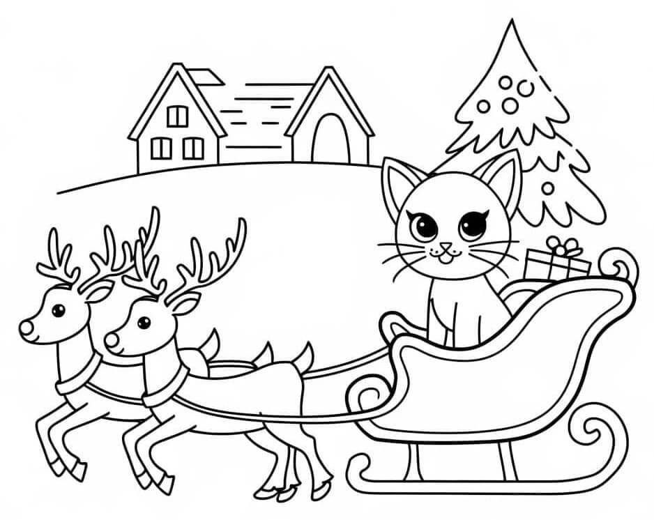 Vánoce Tisknutelné pro Děti omalovánka