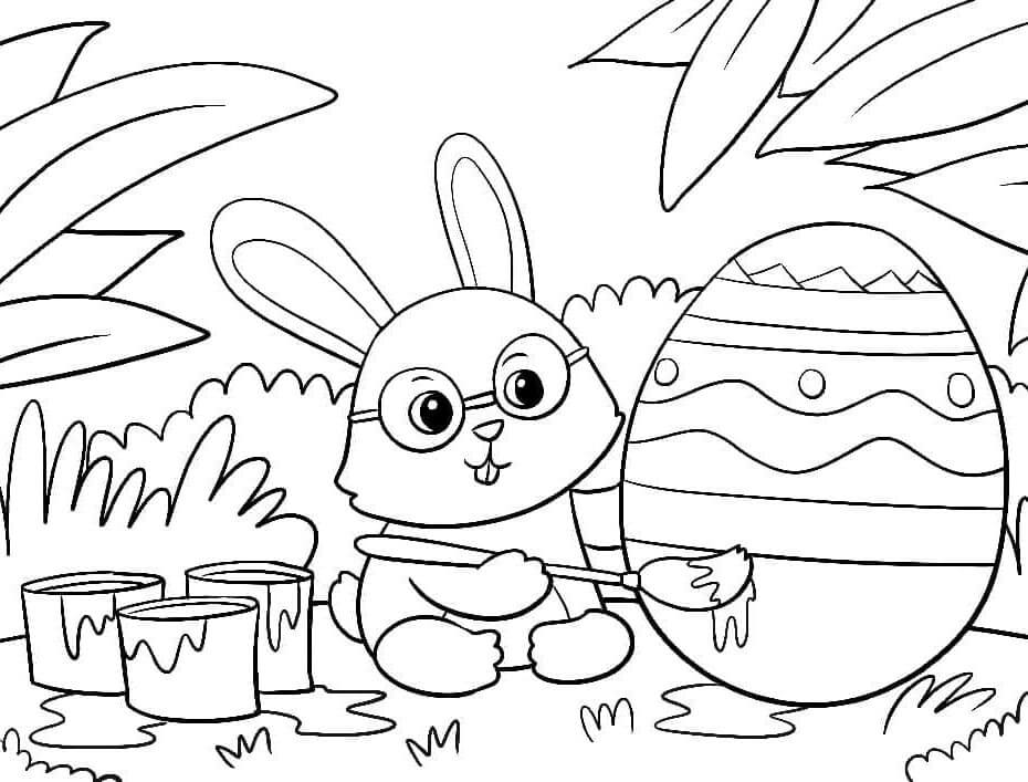 Velikonoce Zdarama omalovánka