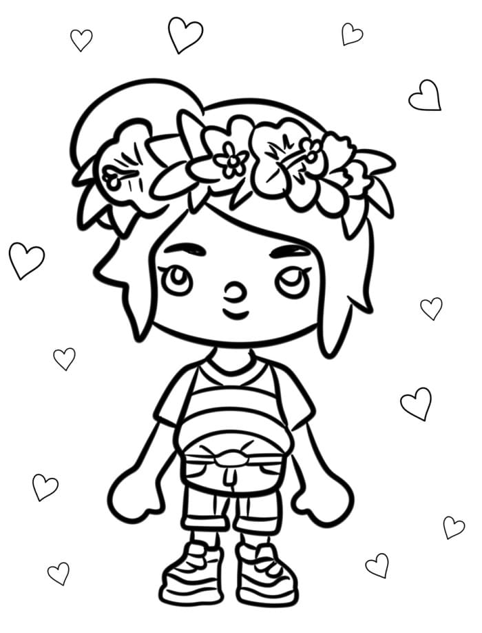 Velmi Roztomilá Toca Boca omalovánka