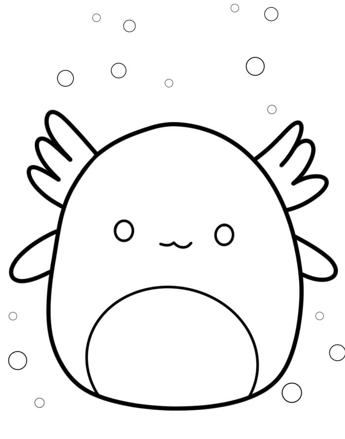 Velmi Roztomilé Squishmallows omalovánka