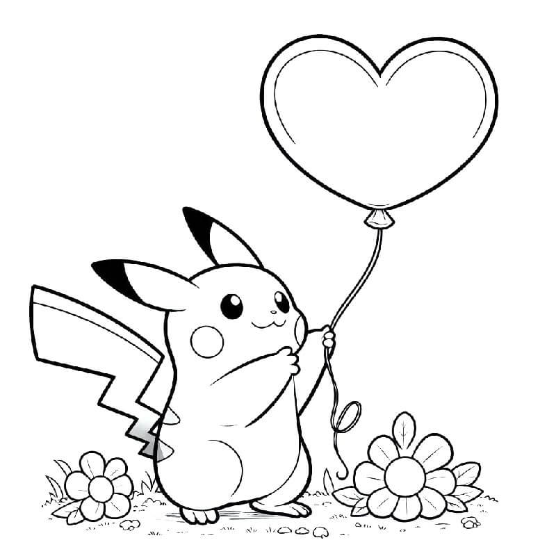 Velmi Roztomilý Pikachu omalovánka