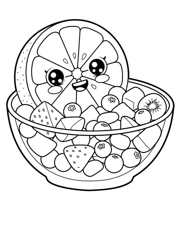 Velmi Snadný Citrón omalovánka