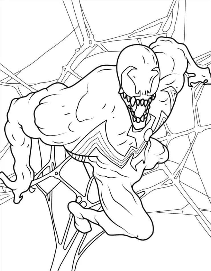 Venom (4) omalovánka
