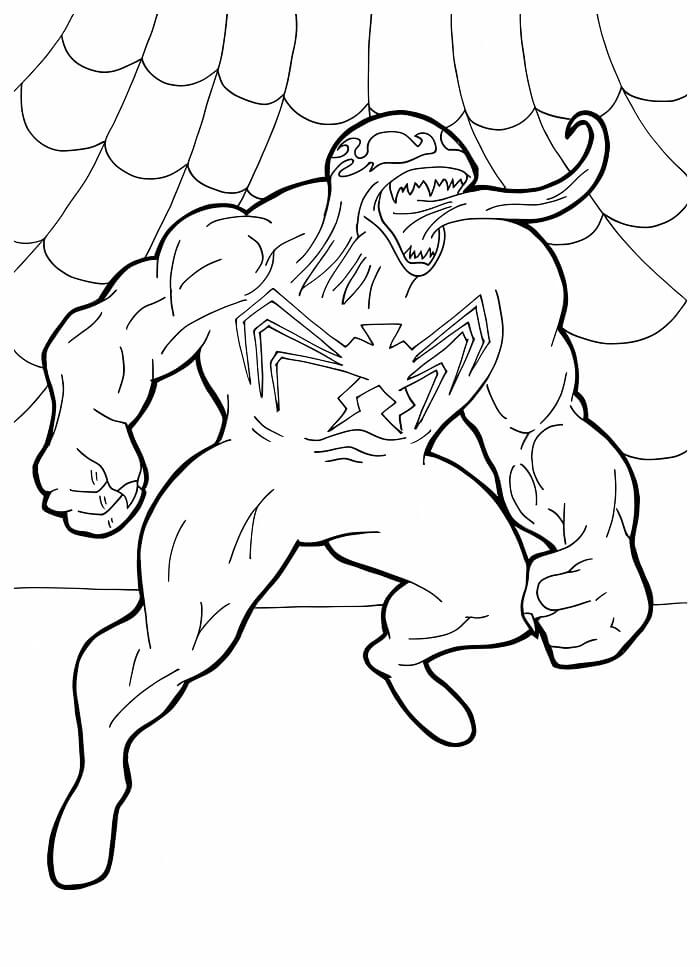 Venom Tisknutelný omalovánka