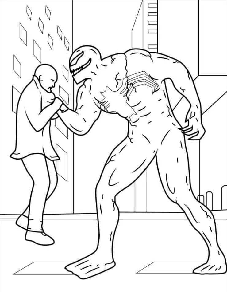 Venom Zdarma Tisknutelný omalovánka