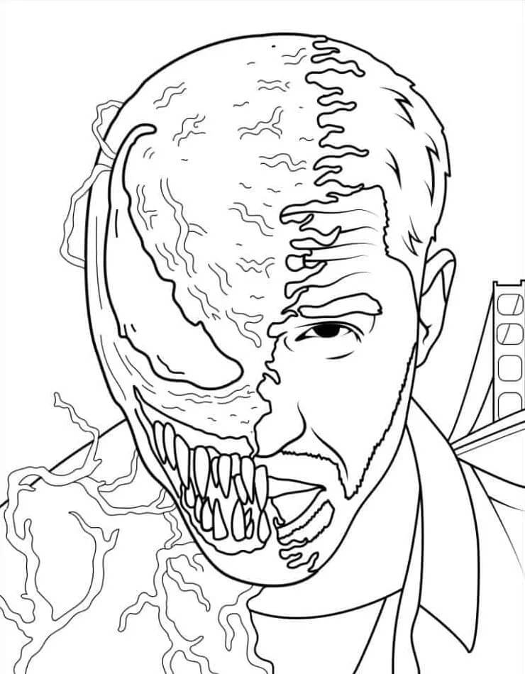 Venom pro 1leté Děti omalovánka