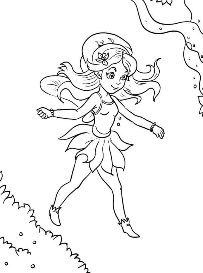 Víla Tisknutelná omalovánka