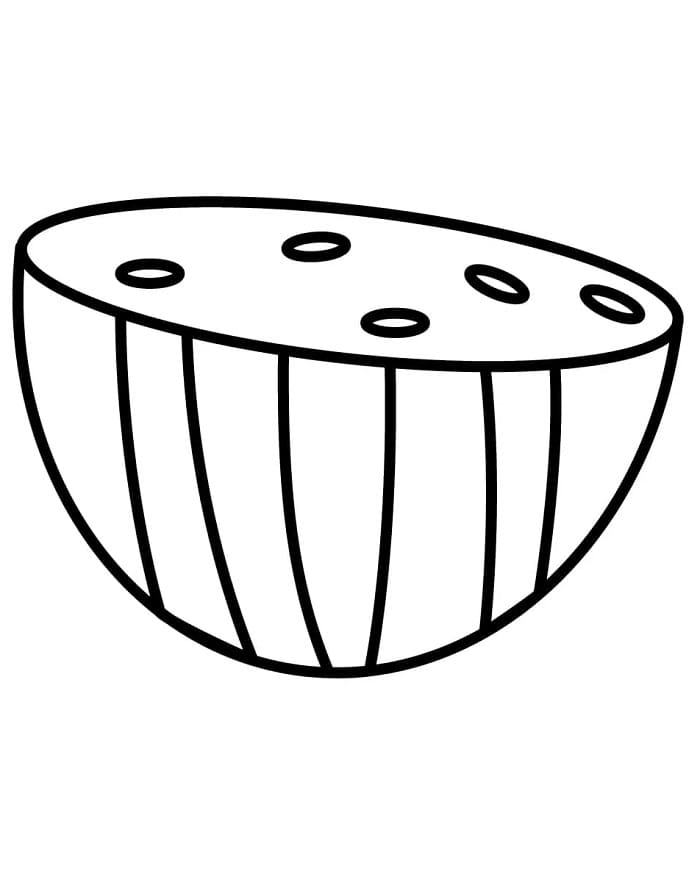 Vodní Meloun (4) omalovánka