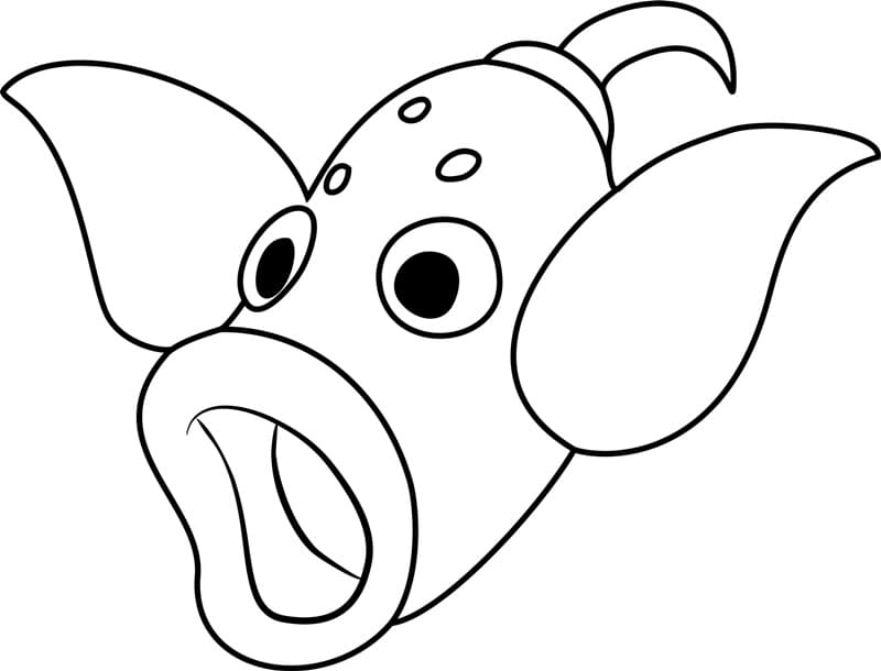 Weepinbell Pokemon omalovánka