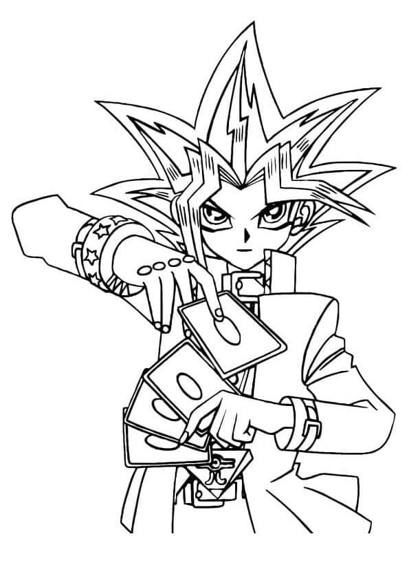 Yu-Gi-Oh Zdarma Tisknutelné omalovánka