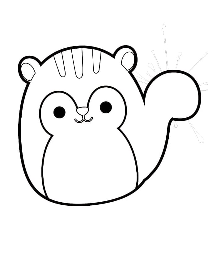 Zábavné Squishmallows omalovánka