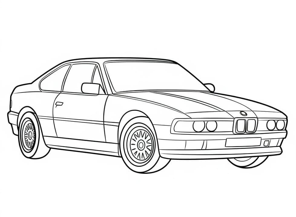 Základní BMW omalovánka