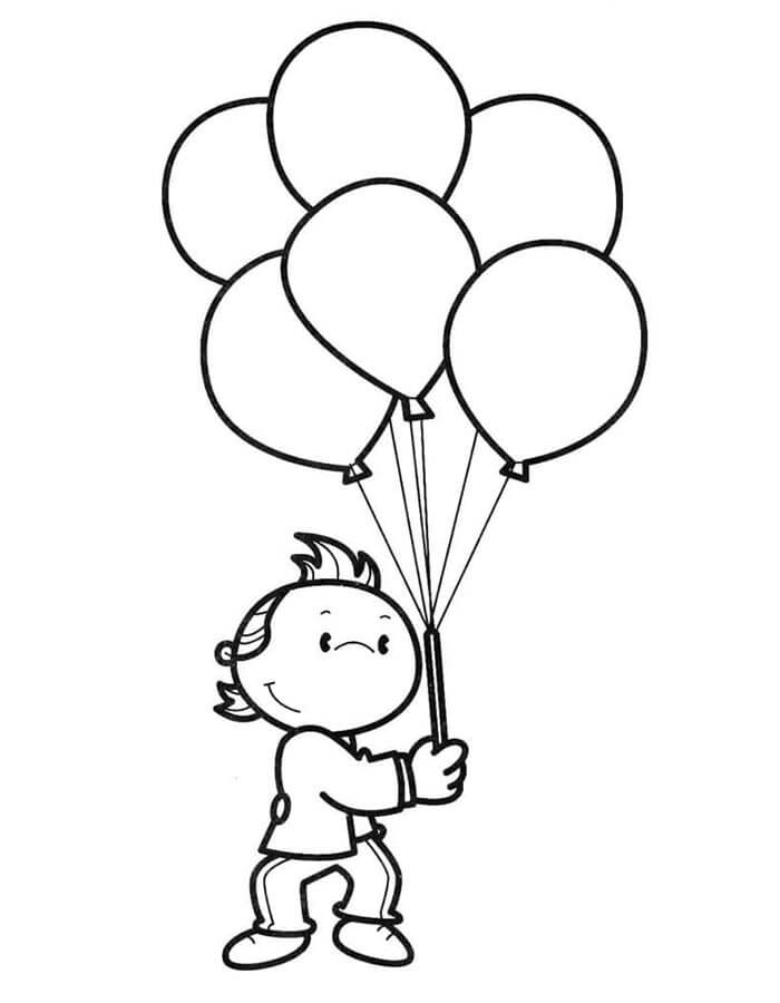Základní Balónek omalovánka