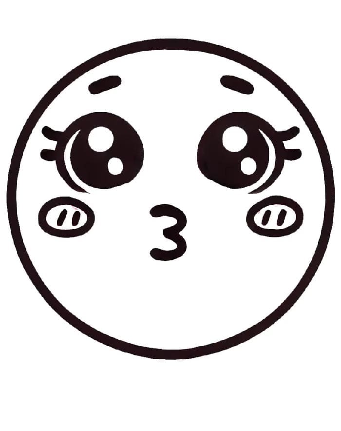 Základní Emotikona omalovánka