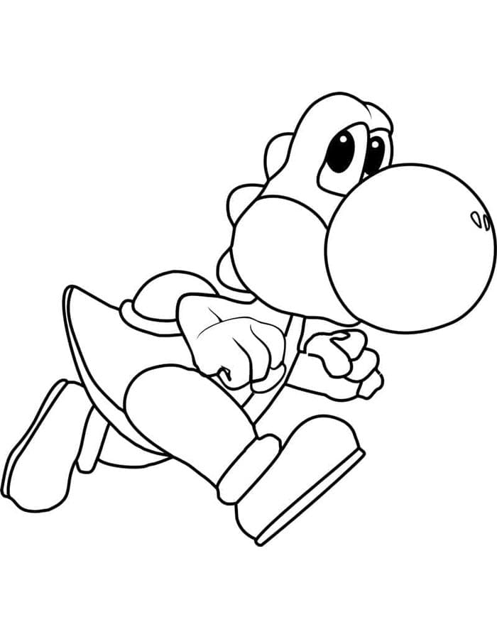 Základní Yoshi omalovánka