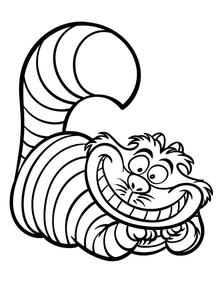 Zdarma Alenka v říši divů Vymalovatelné omalovánka