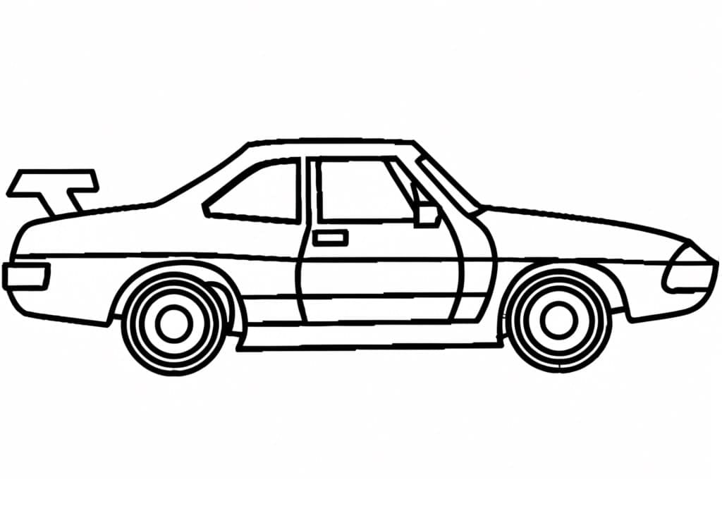 Zdarma Auto Obrázek omalovánka