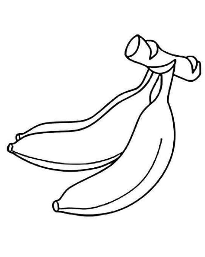 Zdarma Banán pro Malé Děti omalovánka