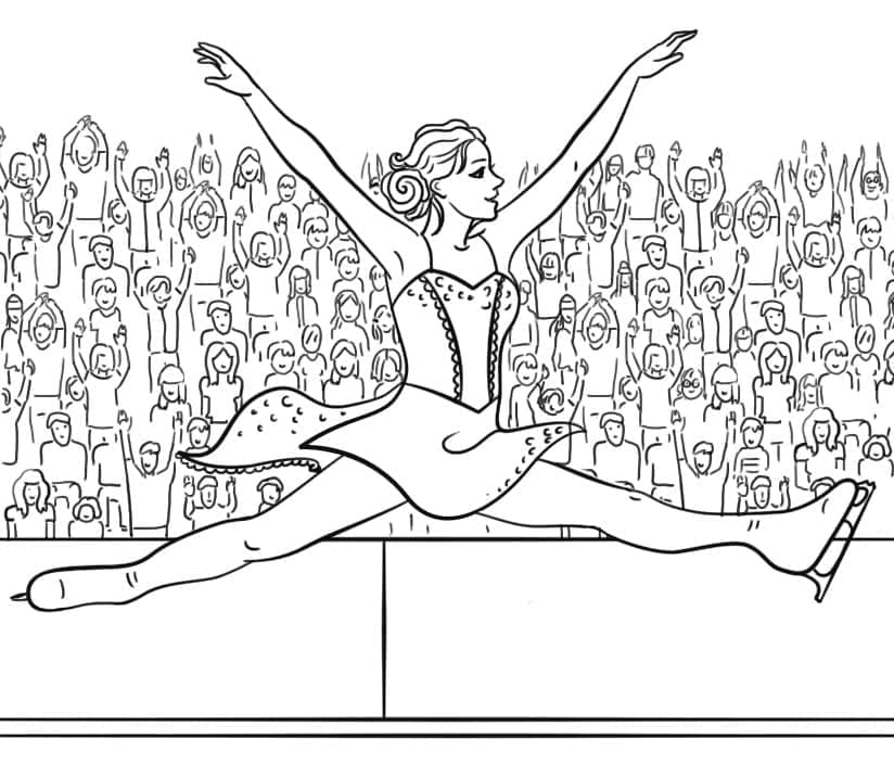 Zdarma Bruslení Obrázek omalovánka