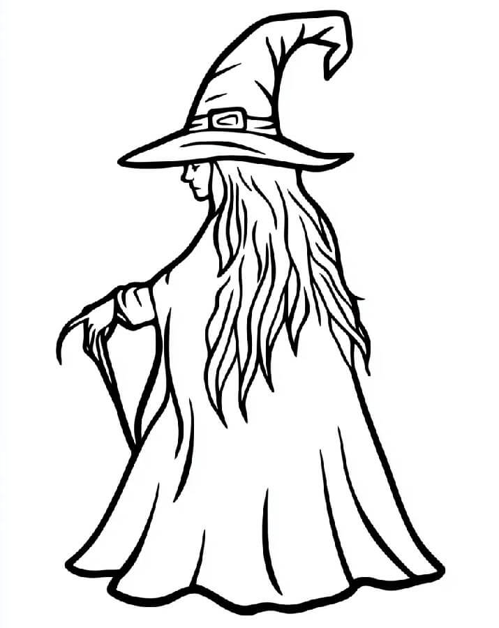 Zdarma Čarodějnice Vymalovatelné omalovánka