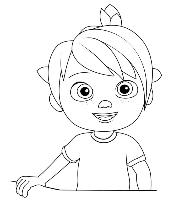 Zdarma Cocomelon omalovánka