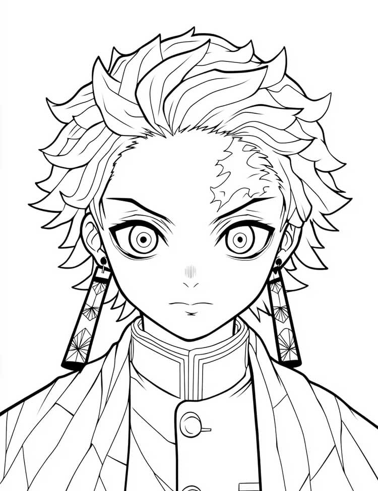 Demon Slayer omalovánky