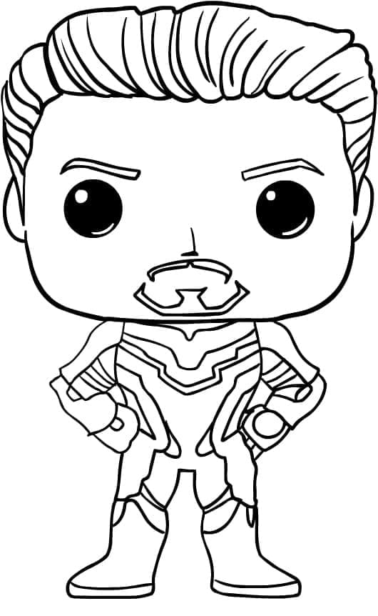 Zdarma Funko Pop pro Malé Děti omalovánka