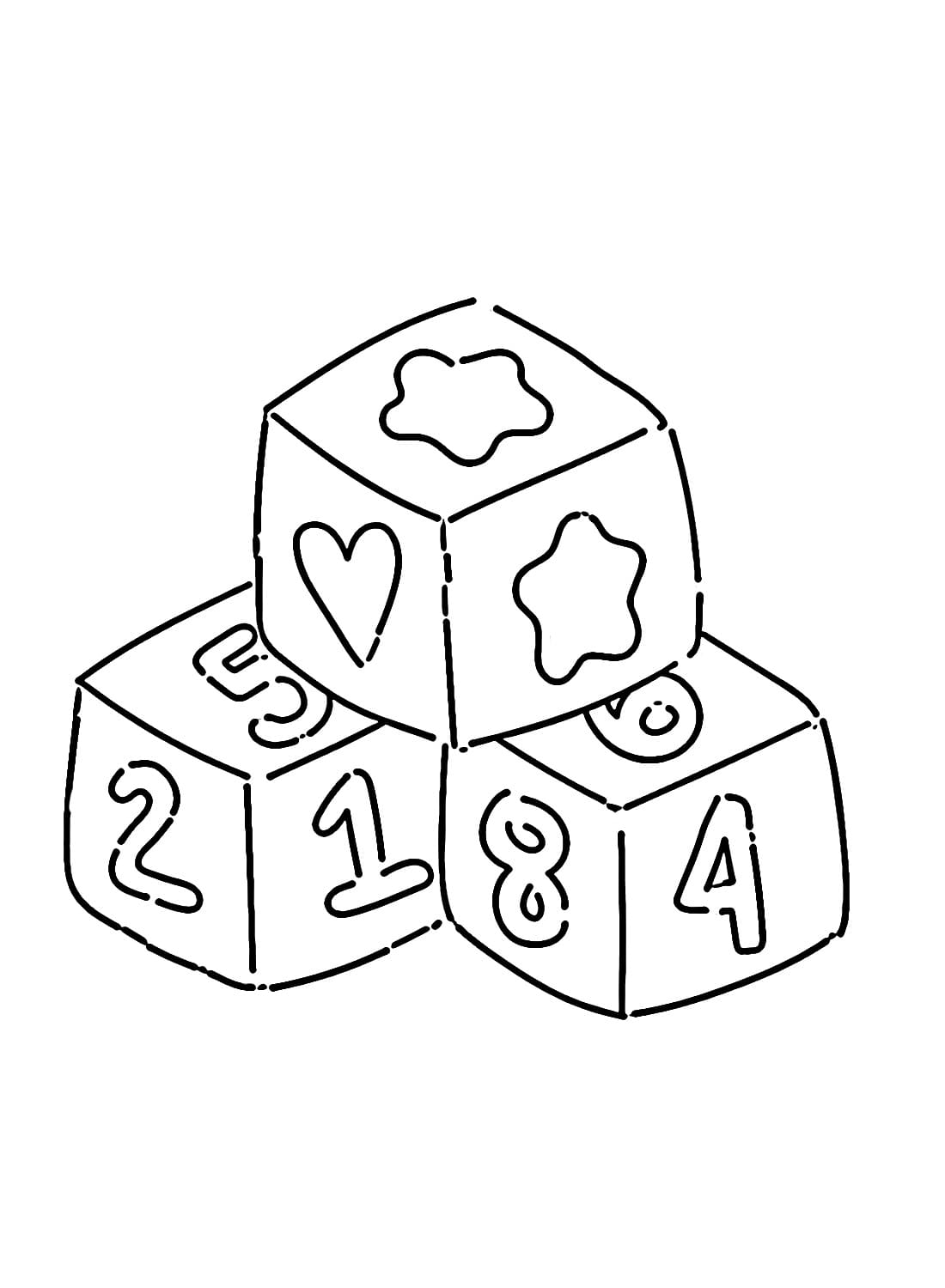 Zdarma Hračky Obrázek omalovánka