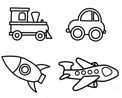 Zdarma Hračky Vymalovatelné omalovánka