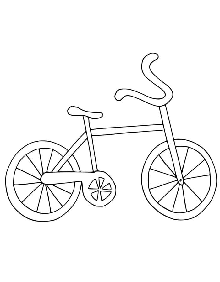 Zdarma Jízdní Kolo Obrázek omalovánka
