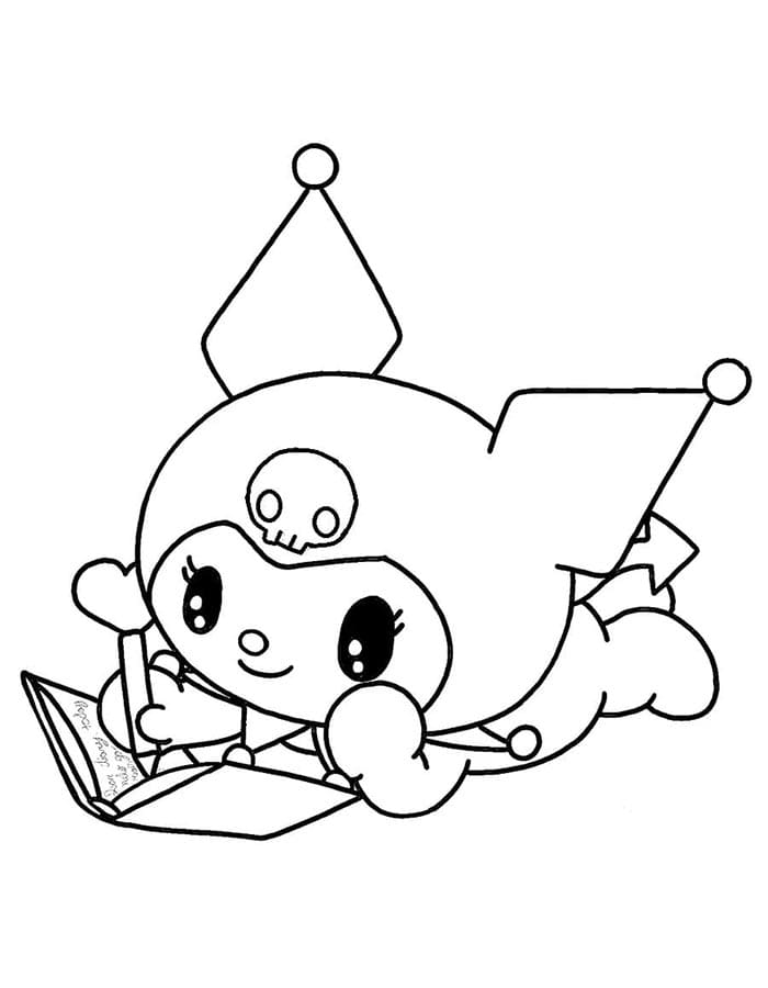 Zdarma Kuromi pro Malé Děti omalovánka