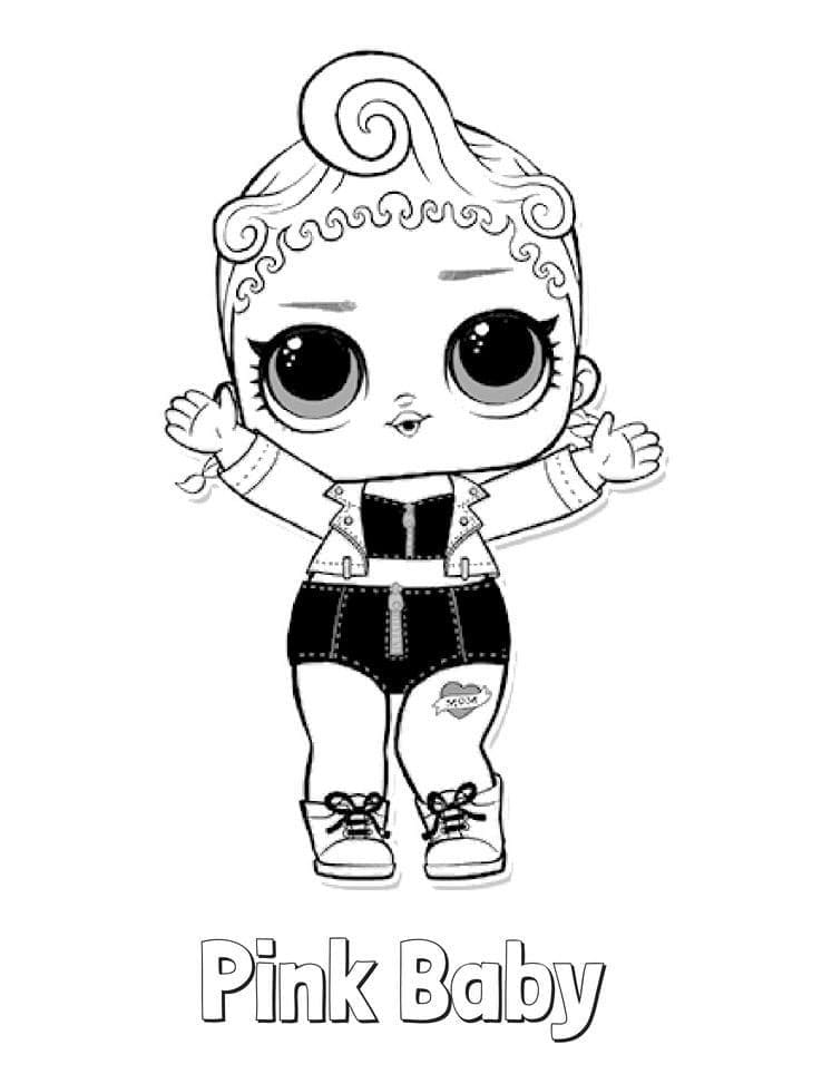 Zdarma LOL Panenka k Tisku pro Děti omalovánka