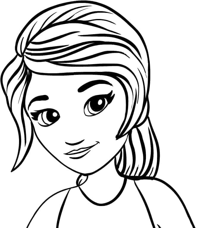 Zdarma Lego Friends omalovánka