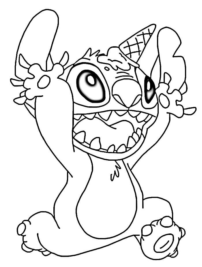 Zdarma Lilo a Stitch omalovánka