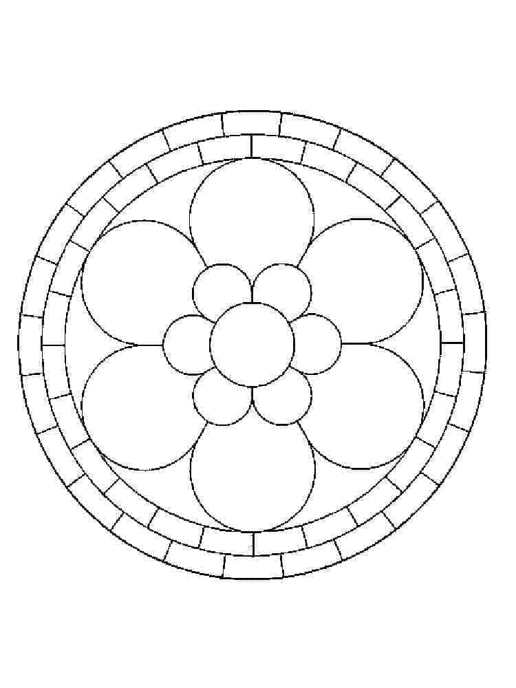 Zdarma Mandala pro Dospělé Osoby omalovánka
