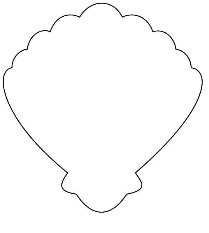 Zdarma Mušle Vymalovatelné omalovánka