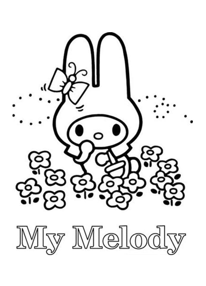 My Melody omalovánky