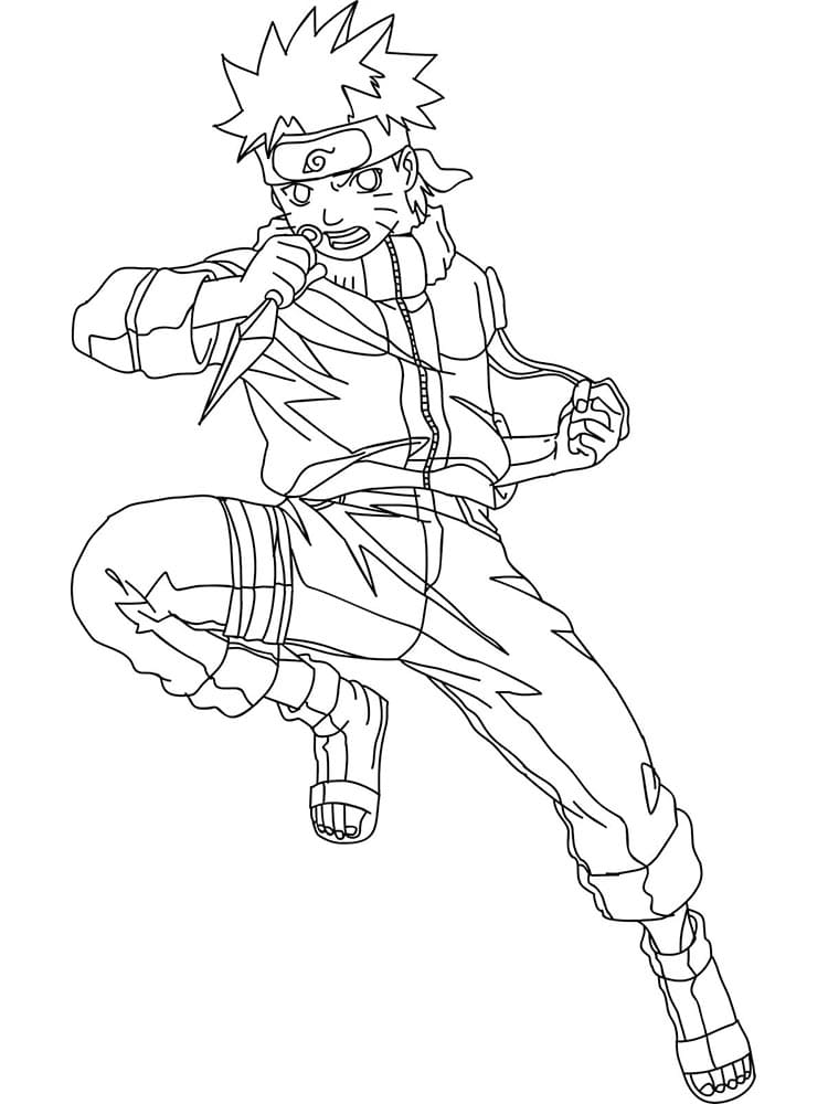 Zdarma Naruto Vymalovatelné omalovánka