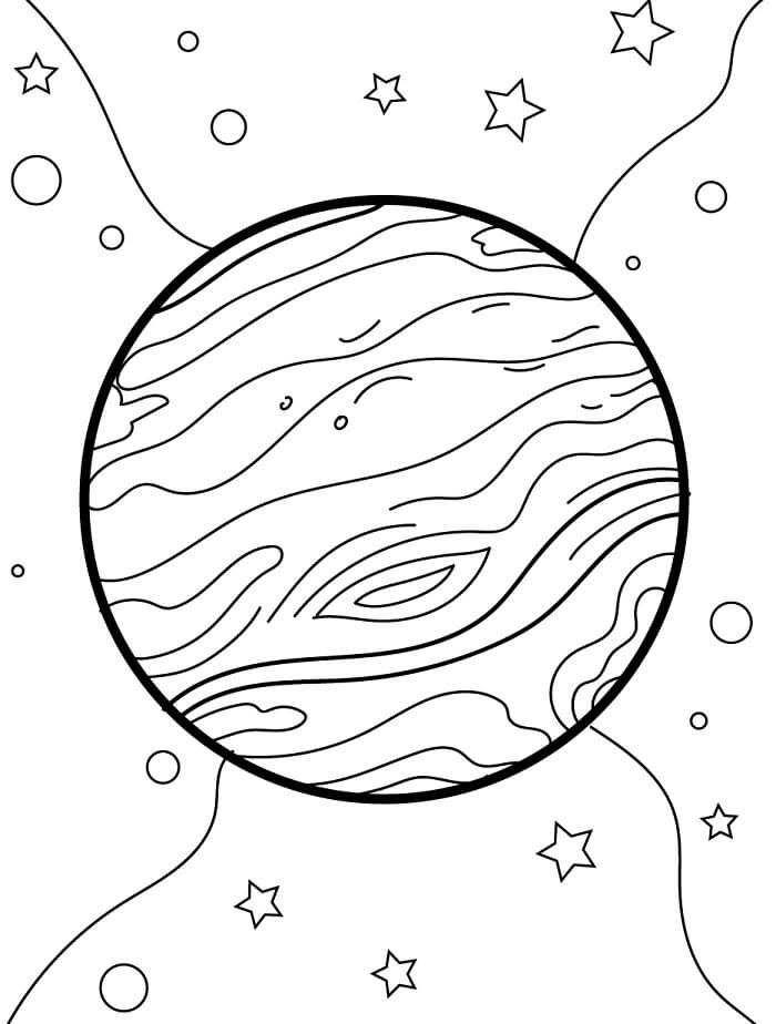 Zdarma Planeta Obrázek omalovánka