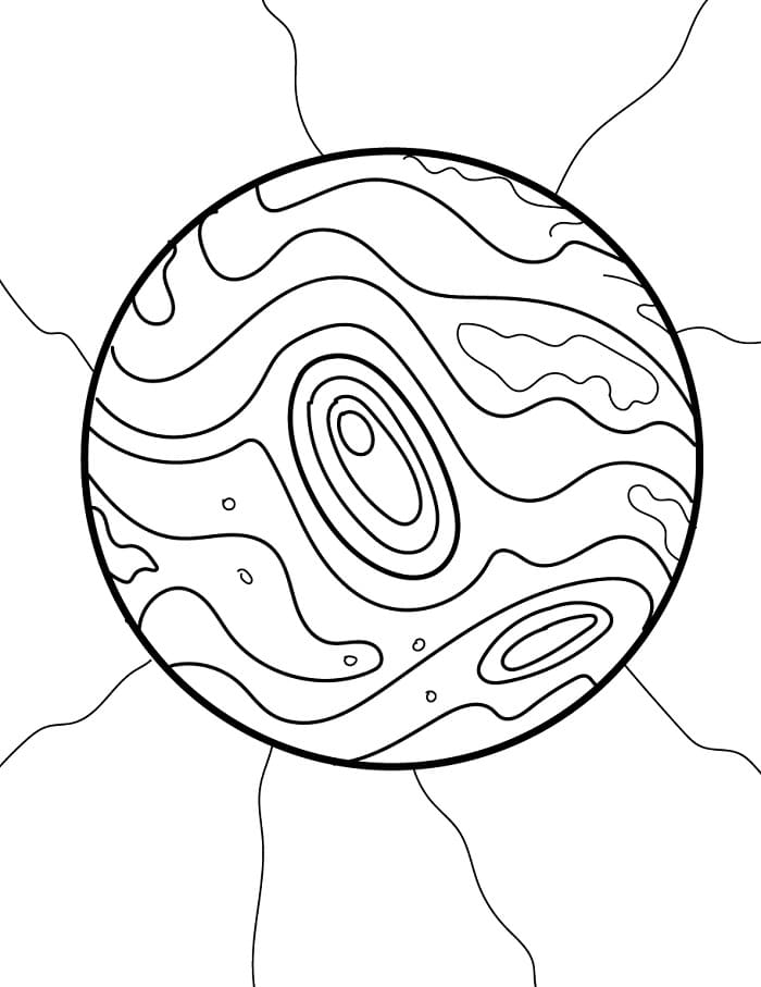 Zdarma Planeta pro Malé Děti omalovánka