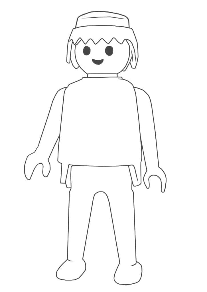 Zdarma Playmobil Vymalovatelné omalovánka