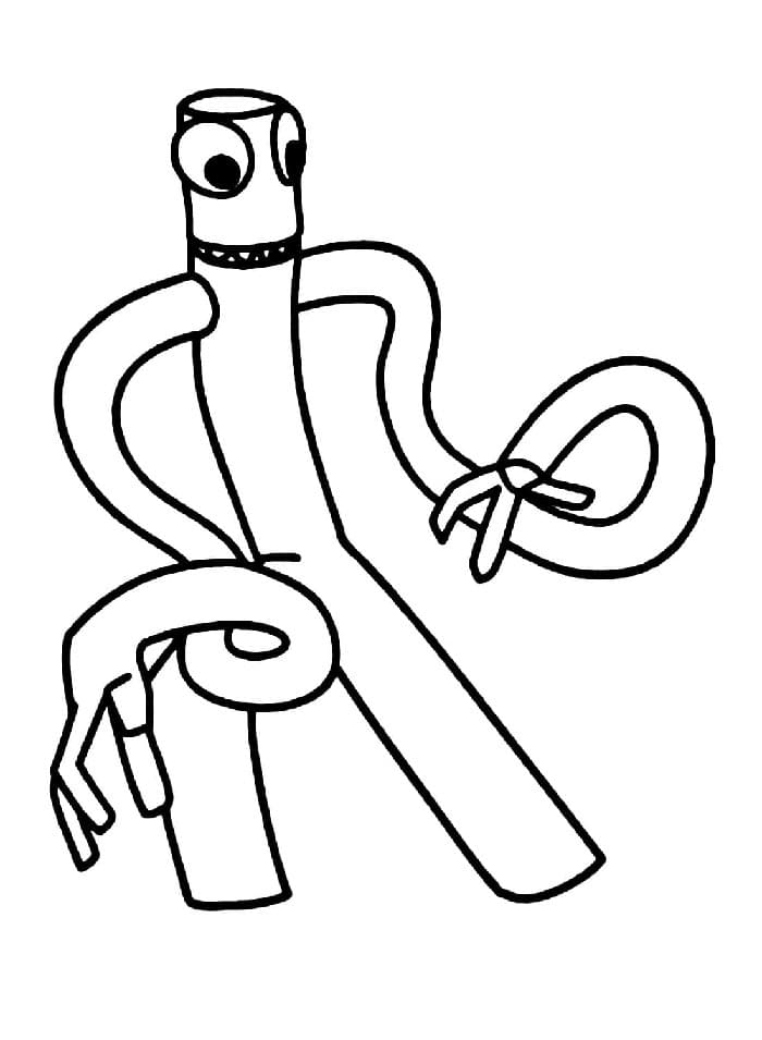 Zdarma Rainbow Friends Vymalovatelné omalovánka