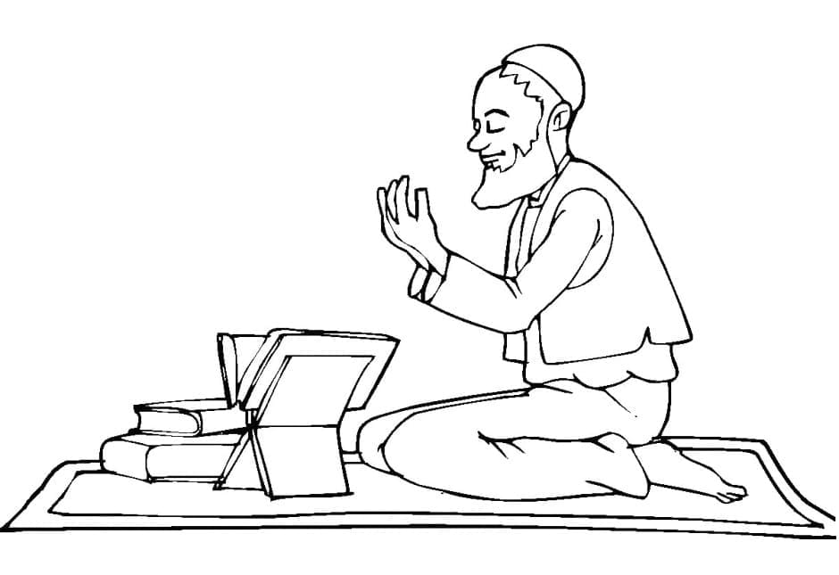 Zdarma Ramadán Obrázek omalovánka