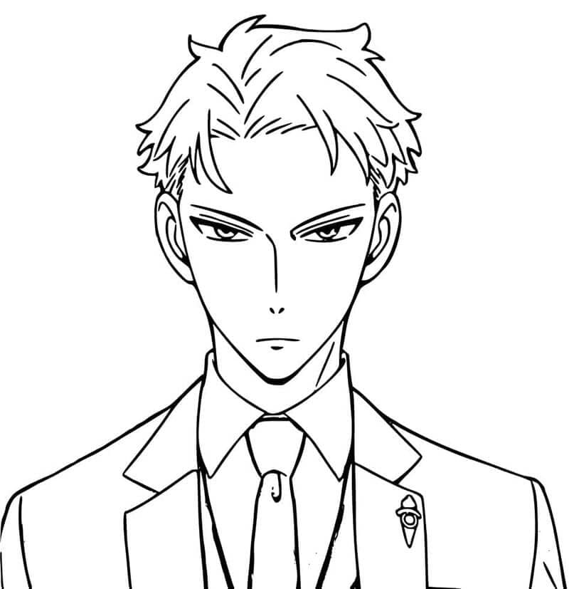 Zdarma Spy x Family k Tisku omalovánka