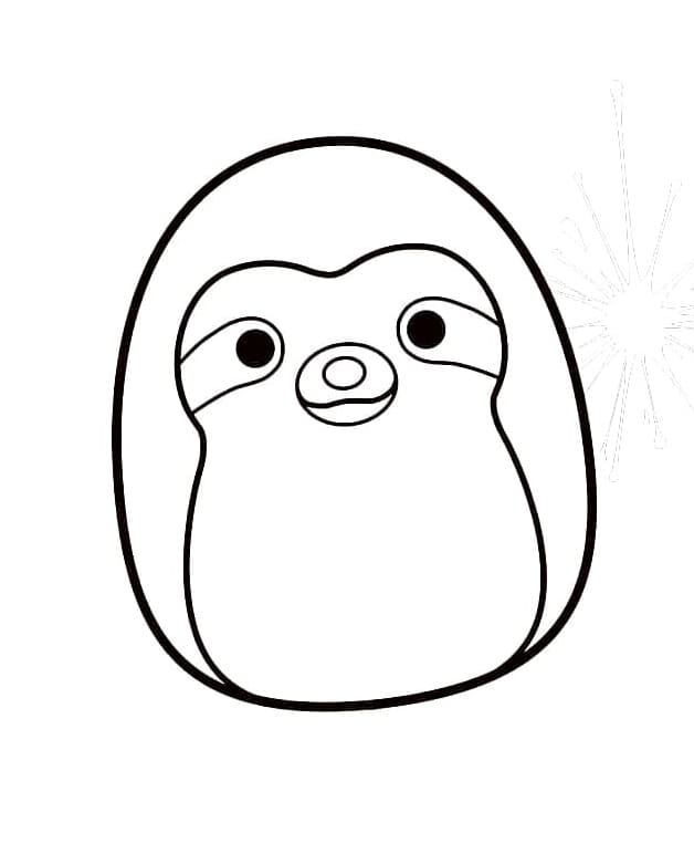 Zdarma Squishmallows omalovánka