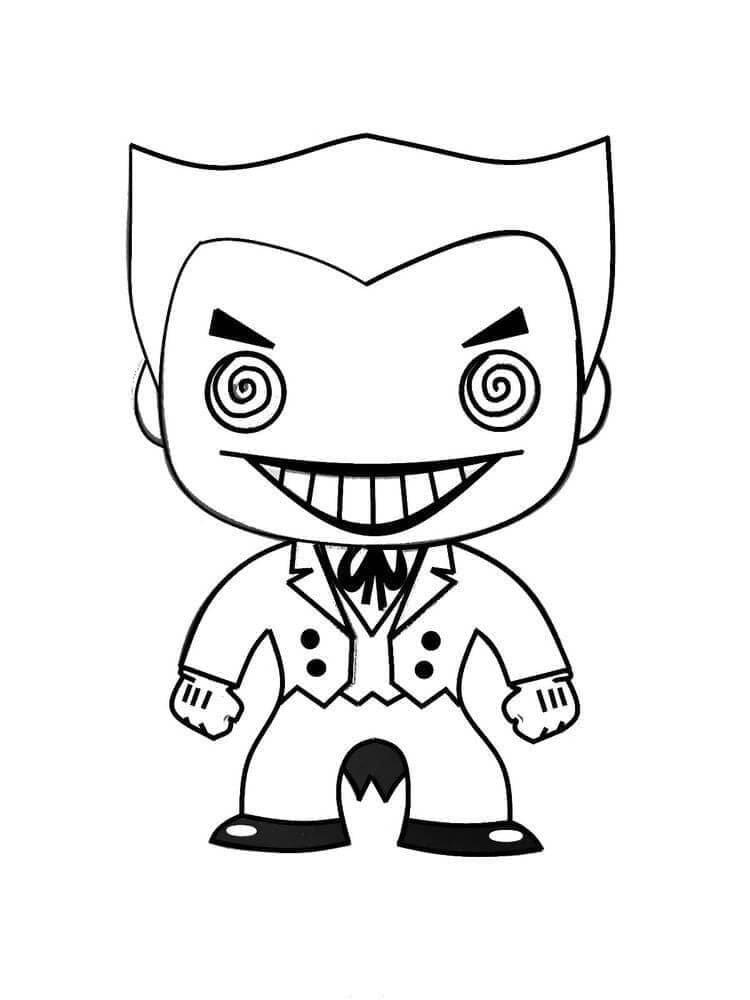 Zdarma Tisknutelná Funko Pop omalovánka