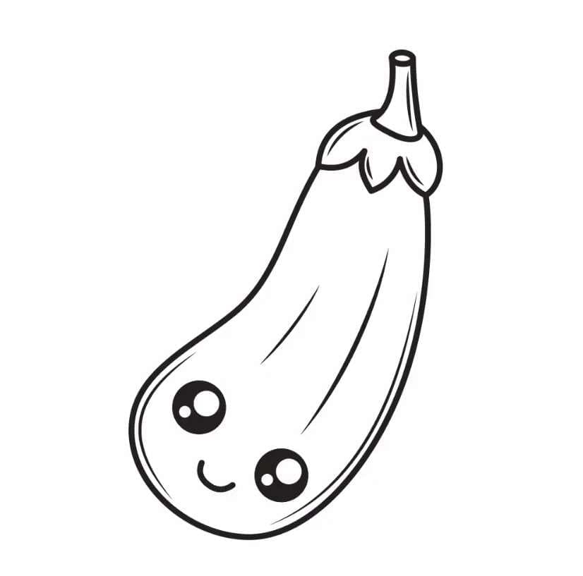 Zdarma Tisknutelná Lilek omalovánka