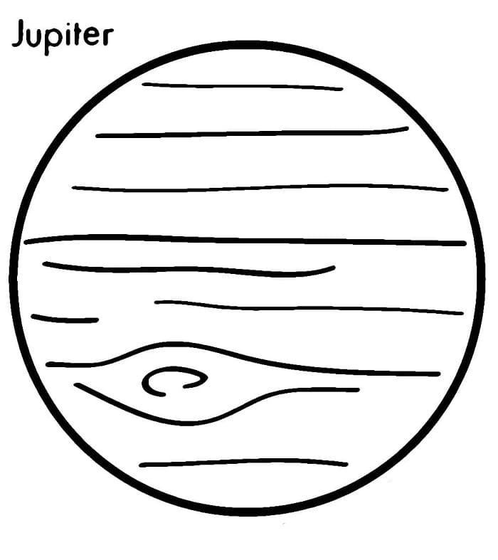 Zdarma Tisknutelná Planeta omalovánka